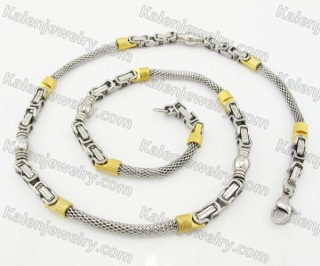 Stainless Steel Necklace KJN750054