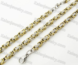 5.5mm Steel Bracelet and Necklace Set KJS750021