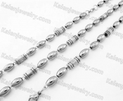 Steel Bracelet and Necklace Set KJS750034