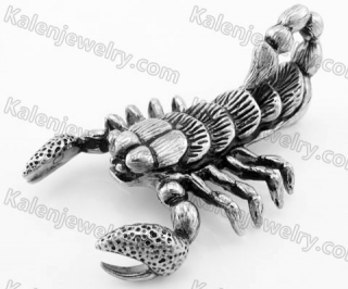 Stainless Steel Scorpion Pendant KJP170721