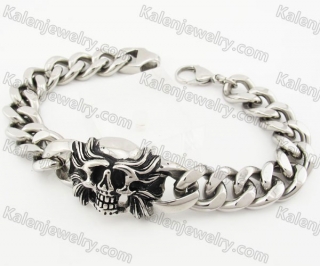 Stainless Steel Skull Bracelet KJB170291