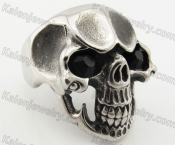 Stainless Steel Skull Ring KJR090364