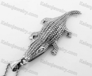 Stainless Steel Crocodile Pendant KJP780008