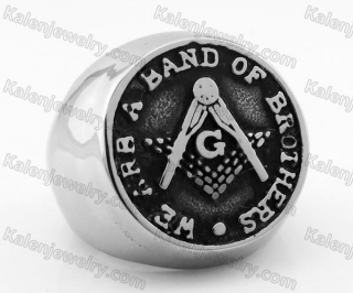 Stainless Steel Masonic Ring KJR350373