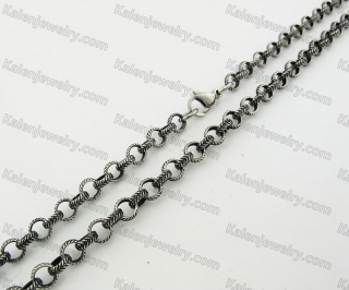 Stainless Steel Necklace KJN370018