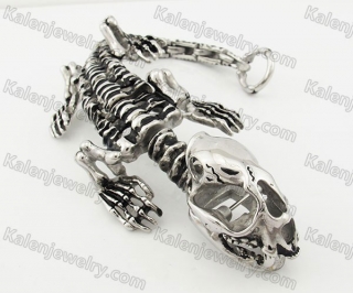 Stainless Steel Dinosaur Skeleton Bracelet KJB170298