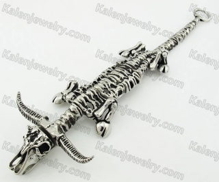 Stainless Steel Cattle Skeleton Bracelet KJB170300