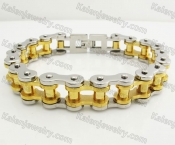 13mm wide Stainless Steel Bicycle Chain Bracelet KJB360037
