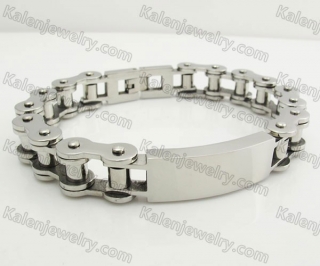 11mm wide Stainless Steel Bicycle Chain Bracelet KJB360041
