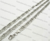 Steel Bracelet and Necklace Set KJS750049