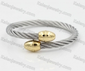 Stainless Steel Wire Cable Bangle KJB850001