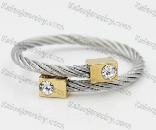 Stainless Steel Wire Cable Bangle KJB850004