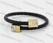 Stainless Steel Wire Cable Bangle KJB850005