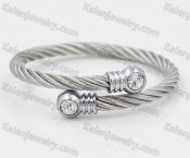 Stainless Steel Wire Cable Bangle KJB850020