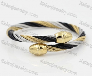 Stainless Steel Wire Cable Bangle KJB850025