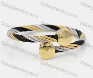 Stainless Steel Wire Cable Bangle KJB850028