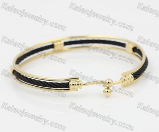 Stainless Steel Wire Cable Bangle KJB850031