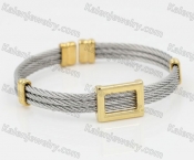 Stainless Steel Wire Cable Bangle KJB850033