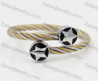 Stainless Steel Wire Cable Bangle KJB850039