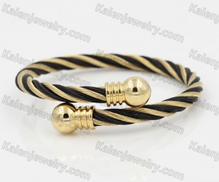 Stainless Steel Wire Cable Bangle KJB850045