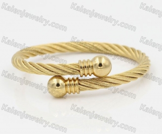 Stainless Steel Wire Cable Bangle KJB850058