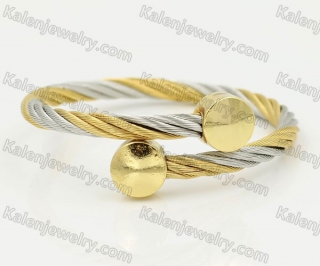 Stainless Steel Wire Cable Bangle KJB850065