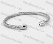 Stainless Steel Wire Cable Bangle KJB860002