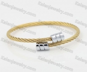 Stainless Steel Wire Cable Bangle KJB860003