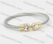 Stainless Steel Wire Cable Bangle KJB860004