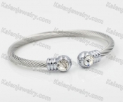Stainless Steel Wire Cable Bangle KJB860005