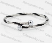 Stainless Steel Wire Cable Bangle KJB860008