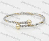 Stainless Steel Wire Cable Bangle KJB860010