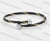 Stainless Steel Wire Cable Bangle KJB860011