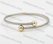 Stainless Steel Wire Cable Bangle KJB860013