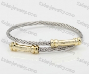 Stainless Steel Wire Cable Bangle KJB860014