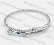 Stainless Steel Wire Cable Bangle KJB860020
