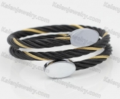 Stainless Steel Wire Cable Bangle KJB860021