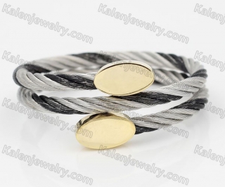 Stainless Steel Wire Cable Bangle KJB860023