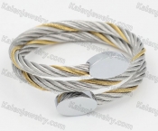 Stainless Steel Wire Cable Bangle KJB860024