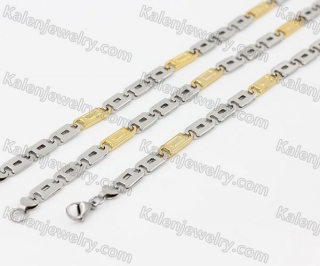 550/230×6.5 mm Bracelet and Necklace Set  KJS750075