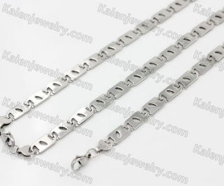 590/220×8.2 mm Bracelet and Necklace Set  KJS750080