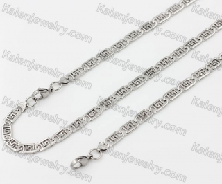 595/215×7.8 mm Bracelet and Necklace Set  KJS750083