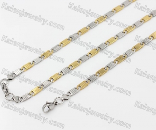 590/215×5.2 mm Bracelet and Necklace Set  KJS750086
