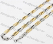 585/230×10.5 mm Bracelet and Necklace Set  KJS750088