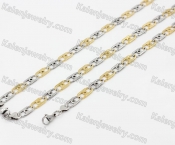590/215	×8 mm Bracelet and Necklace Set  KJS750096