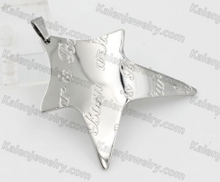Stainless Steel Star Pendant KJP051461