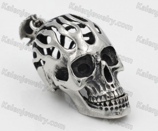 Stainless Steel Skull Pendant KJP370089