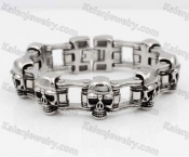 Steel Skull Bicycle Chain Bracelet KJB600005