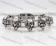 Steel Skull Bicycle Chain Bracelet KJB600006