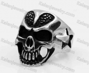 Stainless Steel Skull Ring KJR370648